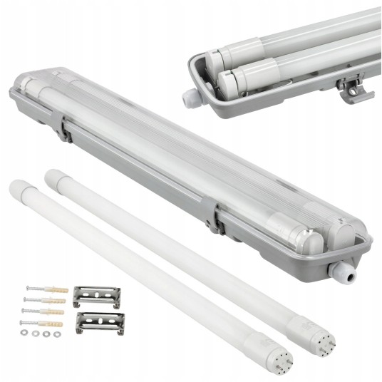 OPRAWA BOH SET 2X120CM + 2X T8 18W CW