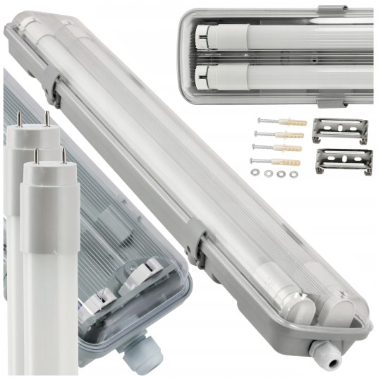 OPRAWA BOH SET 2X60CM + 2X T8 9W CW