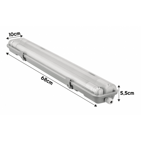 OPRAWA BOH SET 2X60CM + 2X T8 9W NW -zdjęcie numer 4