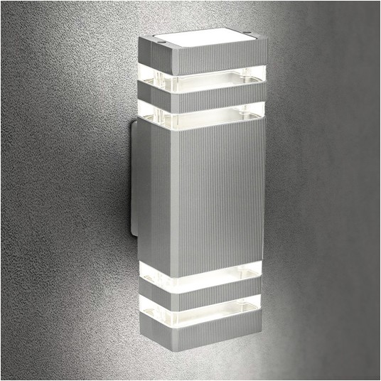 OPRAWA ELEWACYJNA INEZ 2XGU10 SREBRNA