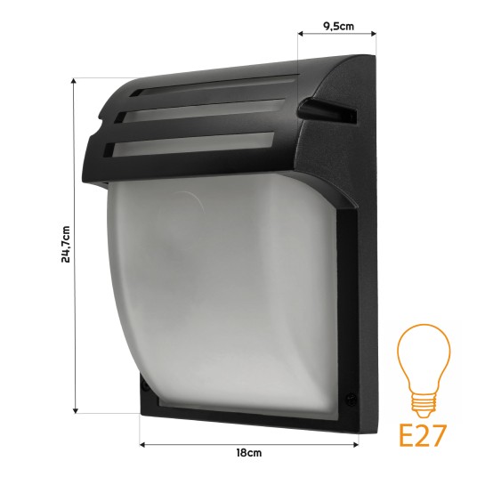 OPRAWA ELEWACYJNA PARIS 1XE27 IP54