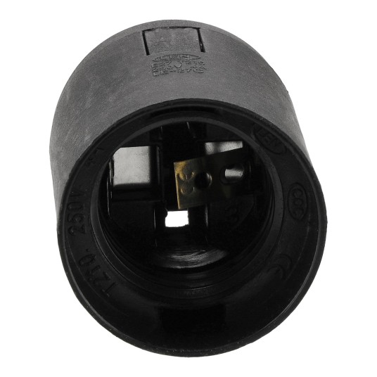 OPRAWKA E27 PLASTIKOWA BLACK
