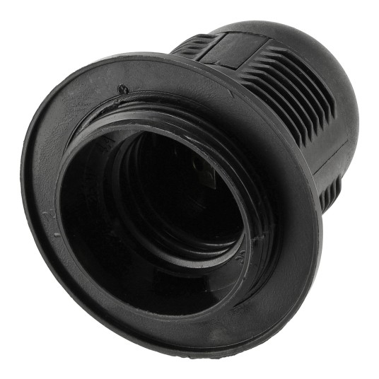 OPRAWKA E27 PLASTIKOWA GWINT BLACK