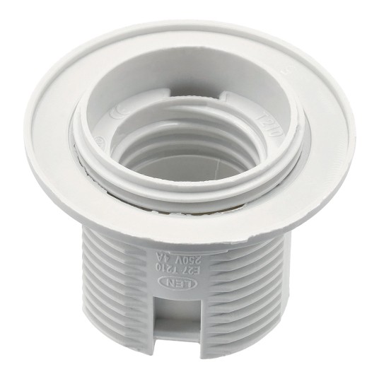 OPRAWKA E27 PLASTIKOWA GWINT WHITE