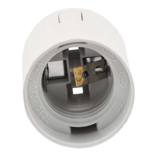 OPRAWKA E27 PLASTIKOWA WHITE