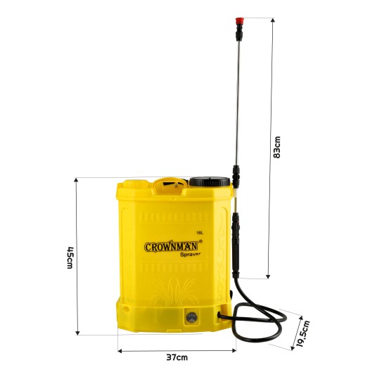 OPRYSKIWACZ CIŚNIENIOWY PLECAKOWY AKUMULATOROWY 16