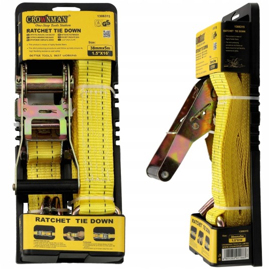 PAS TRANSPORTOWY Z NAPINACZEM 1.5X16/38MMX5M