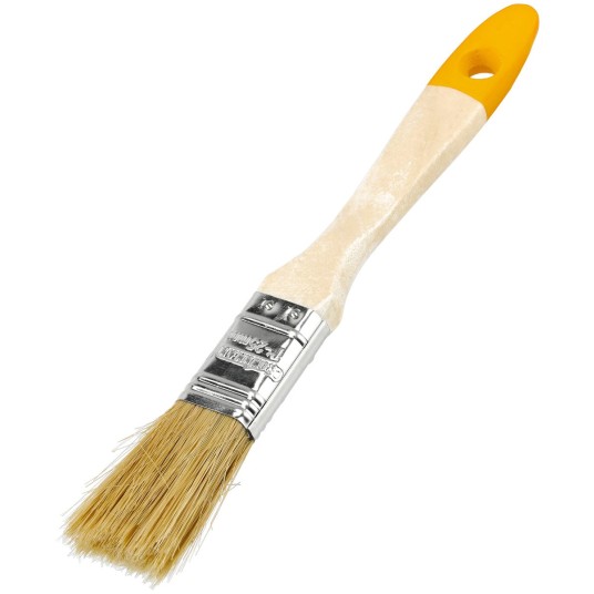 PĘDZEL MALARSKI Z DREWNIANĄ RĄCZKĄ 25MM