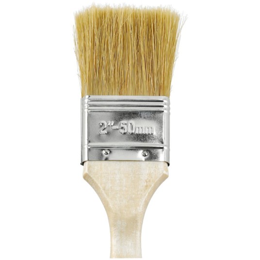 PĘDZEL MALARSKI Z DREWNIANĄ RĄCZKĄ 50MM