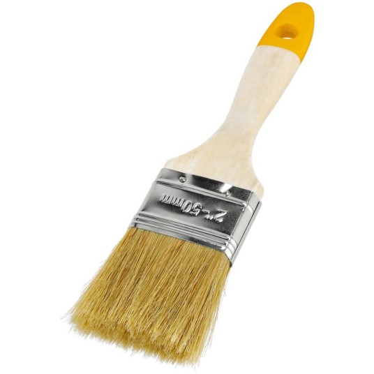 PĘDZEL MALARSKI Z DREWNIANĄ RĄCZKĄ 50MM