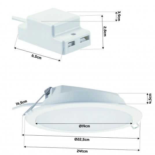PHILIPS PANEL LED P/T OKRĄGŁY 19W 2000LM NW 4000K -zdjęcie numer 3