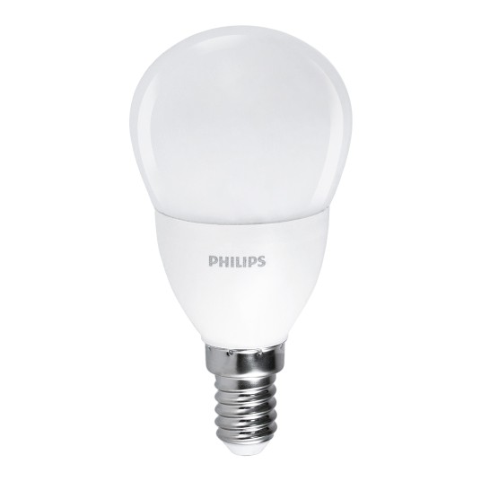 PHILIPS ŻARÓWKA E14 MINIGLOBE 7-60W CW 6500K COREPRO