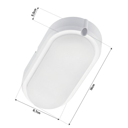 PLAFON GLORIA 12W NW IP54