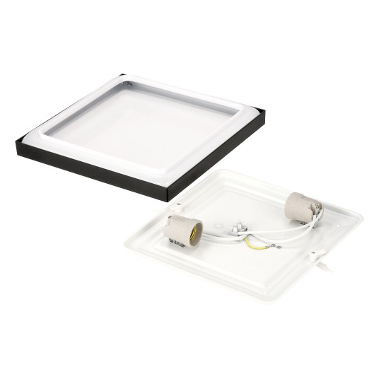 PLAFON LARI-R 2XE27 BLACK