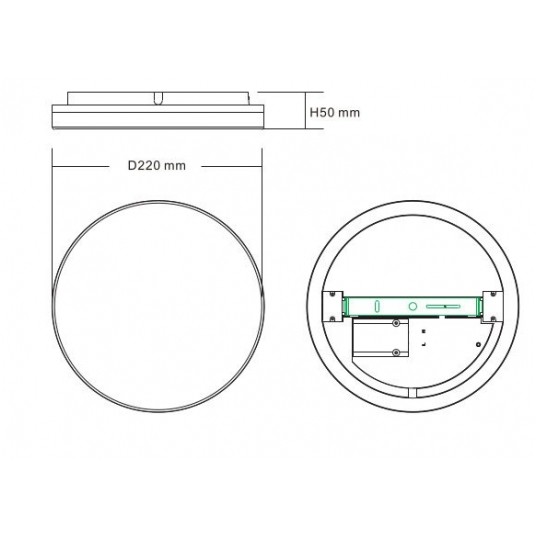 PLAFON LED ELPO-R 12W 3000-4000-6000K IP54 ELW-053 -zdjęcie numer 6