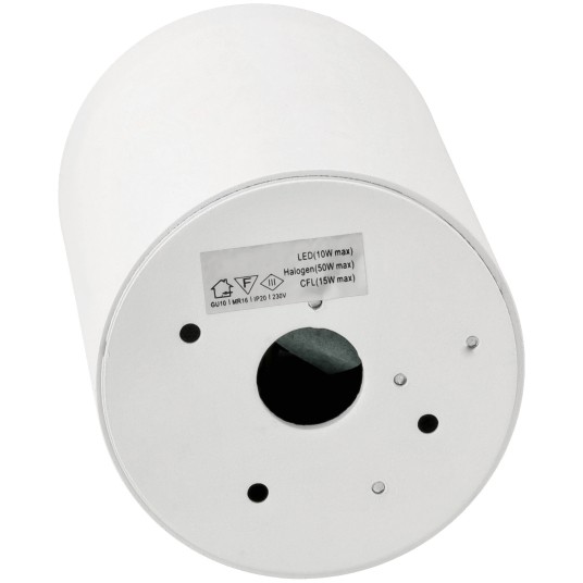 PLUTO-R GU10 RUCHOMA BIAŁA MAXI