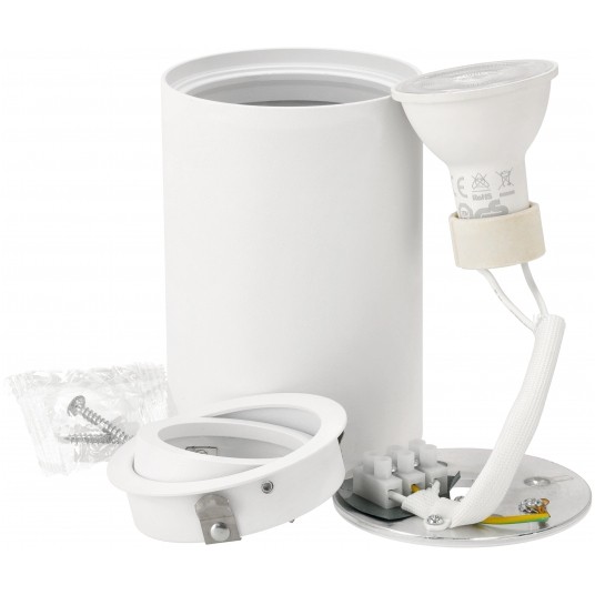 PLUTO-R GU10 RUCHOMA BIAŁA MAXI ELW-0006-WH -zdjęcie numer 3