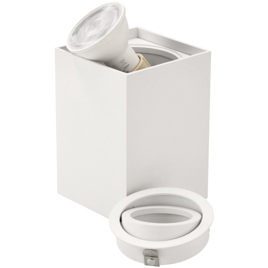 PLUTO-S GU10 RUCHOMA BIAŁA MAXI