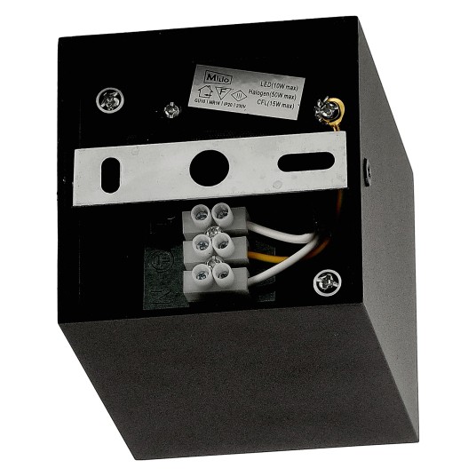 PLUTO-S GU10 RUCHOMA CZARNA MAXI