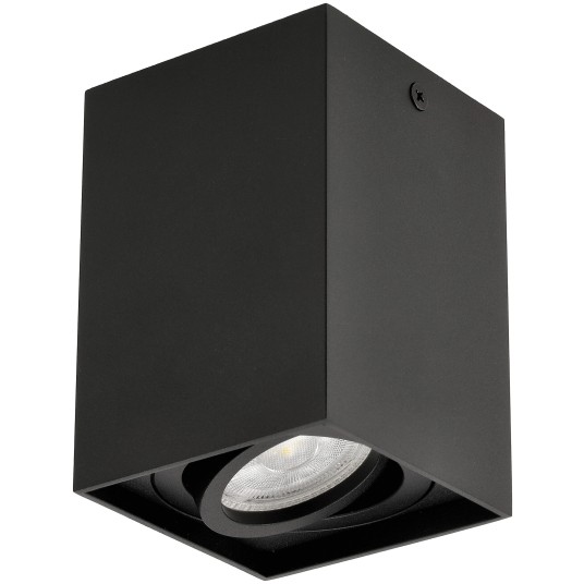 PLUTO-S GU10 RUCHOMA CZARNA MAXI