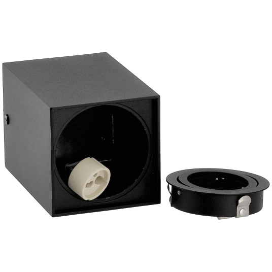 PLUTO-S GU10 RUCHOMA CZARNA MAXI