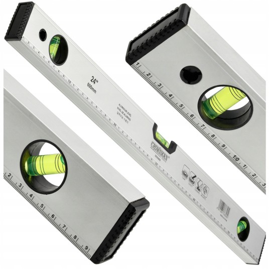 POZIOMICA ALUMINIOWA Z MAGNESEM 600MM