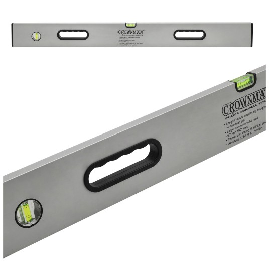 POZIOMICA ALUMINIOWA Z UCHWYTEM 1,5M