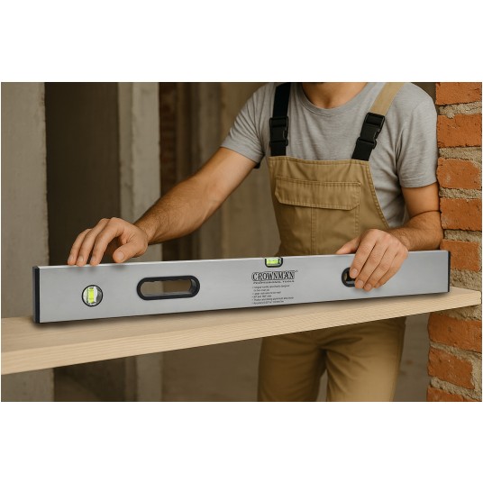 POZIOMICA ALUMINIOWA Z UCHWYTEM 1,5M