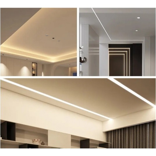 PROFIL DO PŁYT GK PODTYNKOWY SZEROKI 2M SUROWY+KLOSZ MLECZNY -zdjęcie numer 3