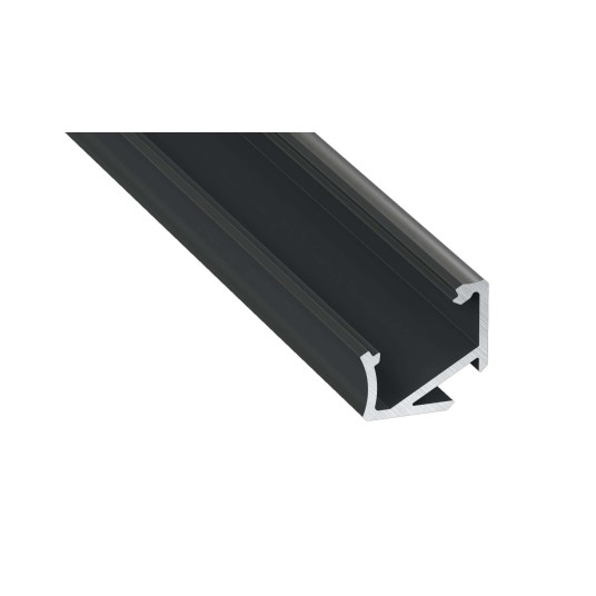 PROFIL H CZARNY ANODOWANY 1M