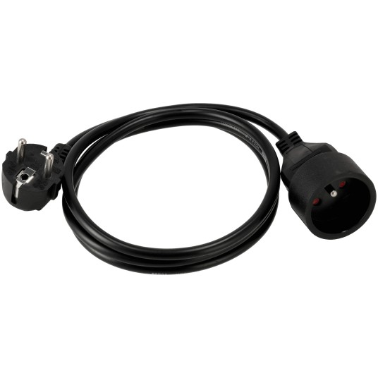 Przedłużacz 230V 1,5M CZARNY