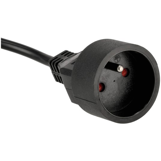 Przedłużacz 230V 1,5M CZARNY