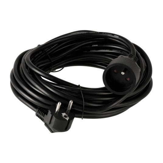 Przedłużacz 230V 10M CZARNY