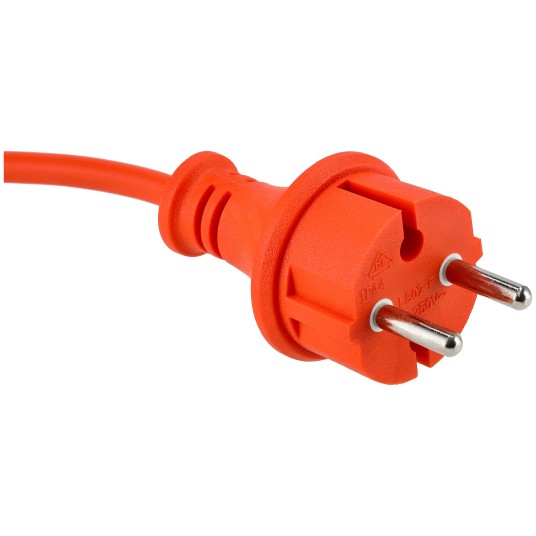 Przedłużacz 230V 10M Pomarańczowy 2x1mm2 13A 2000W