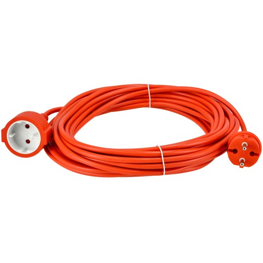 Przedłużacz 230V 10M Pomarańczowy 2x1mm2 13A 2000W