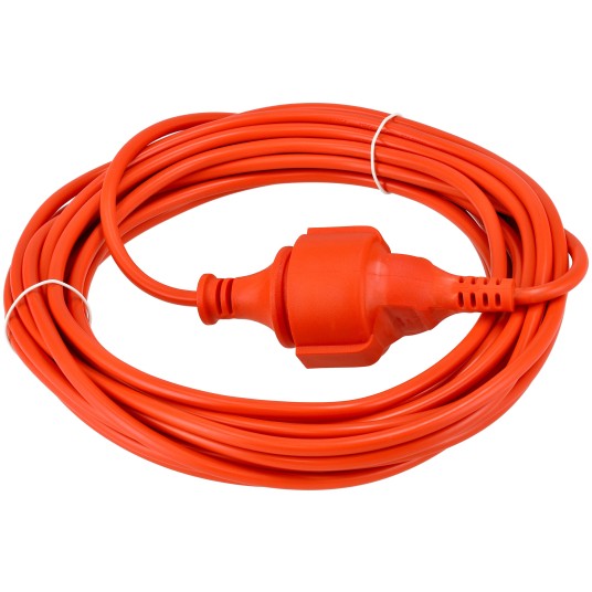 Przedłużacz 230V 10M Pomarańczowy 2x1mm2 13A 2000W