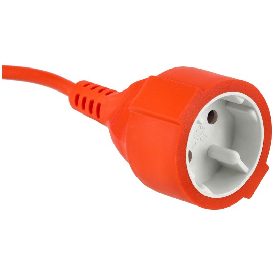 Przedłużacz 230V 10M Pomarańczowy 2x1mm2 13A 2000W