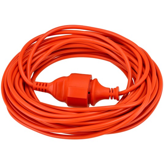 Przedłużacz 230V 15M Pomarańczowy 2x1mm2 13A 2000W