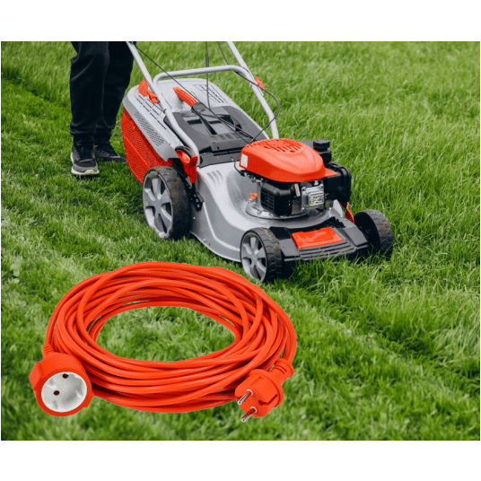 Przedłużacz 230V 15M Pomarańczowy 2x1mm2 13A 2000W