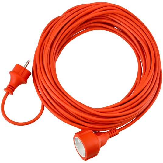 Przedłużacz 230V 20M Pomarańczowy 2x1mm2 13A 2000W