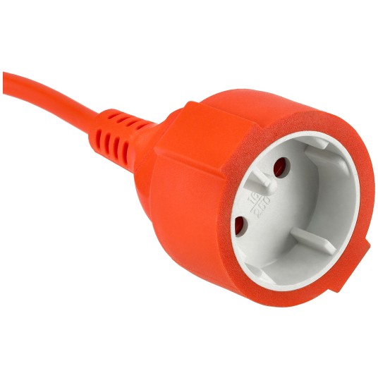 Przedłużacz 230V 20M Pomarańczowy 2x1mm2 13A 2000W