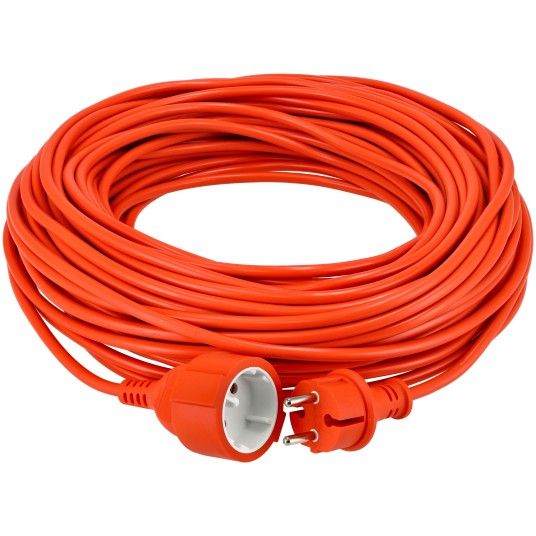 Przedłużacz 230V 30M Pomarańczowy 2x1mm2 13A 2000W