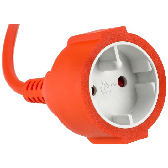 Przedłużacz 230V 30M Pomarańczowy 2x1mm2 13A 2000W