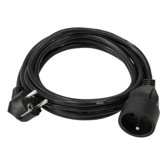 Przedłużacz 230V 3M CZARNY