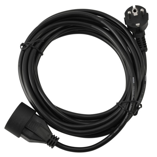 Przedłużacz 230V 5M CZARNY