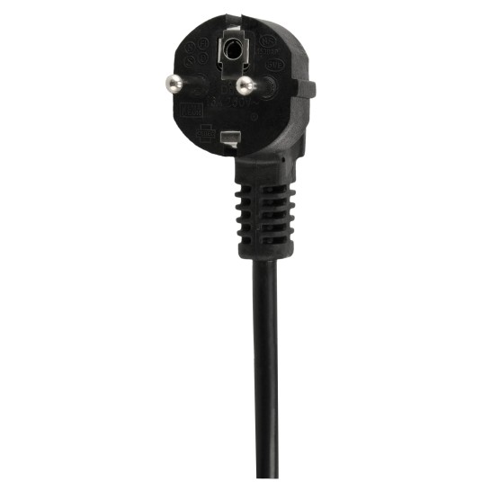 Przedłużacz zasilający 4 gniazda 5m CZARNY