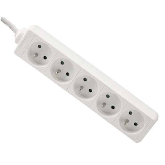 Przedłużacz zasilający 5 gniazda 10m