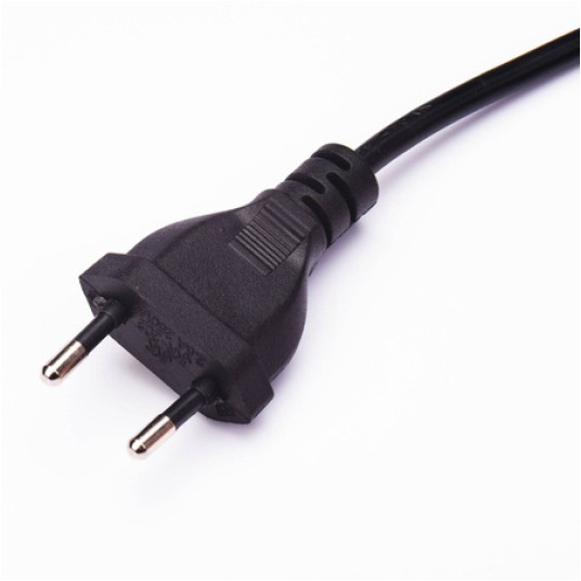 PRZEWÓD 1,5M Z WŁĄCZNIKIEM KOŁYSKOWYM 230V CZARNY