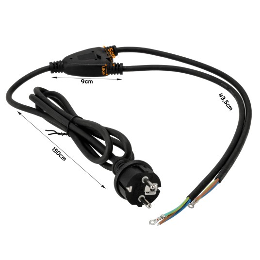 PRZEWÓD ZASILAJĄCY DO NAŚWIETLACZY 2M 1-2