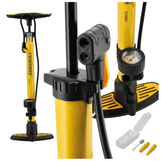 RĘCZNA POMPKA Z MANOMETREM